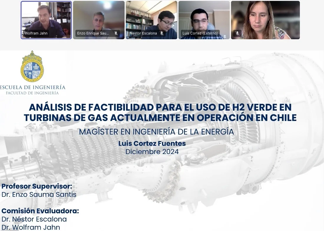 Luis Cortez se convierte en un nuevo graduado del Magíster en Ingeniería de la Energía de la Pontificia Universidad Católica de Chile