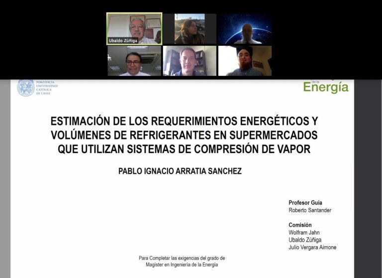 Pablo Ignacio Arratia Sánchez se convierte en el nuevo graduado del Magíster en Ingeniería de la Energía de la Pontificia Universidad Católica de Chile