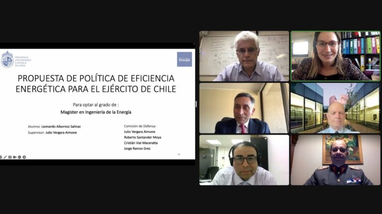 Leonardo Albornoz se convierte en nuevo graduado del Magíster en Ingeniería de la Energía de la Pontificia Universidad Católica de Chile