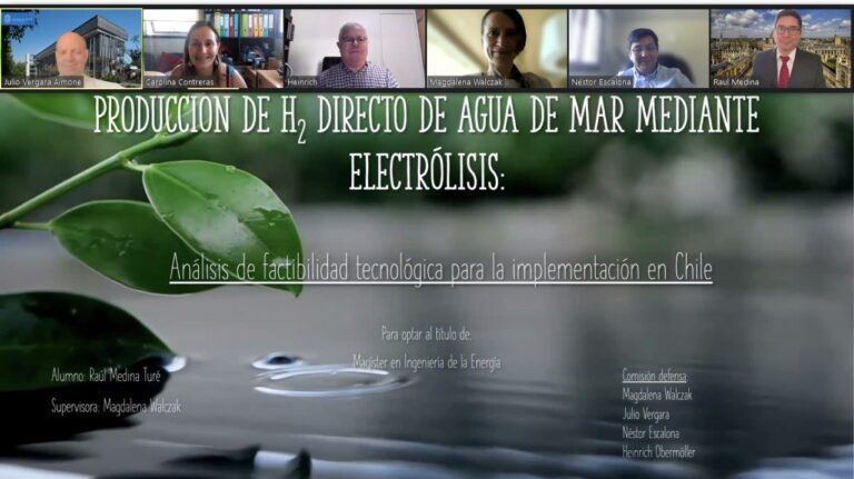 Raúl Medina se convierte en nuevo graduado del Magíster en Ingeniería de la Energía de la Pontificia Universidad Católica de Chile