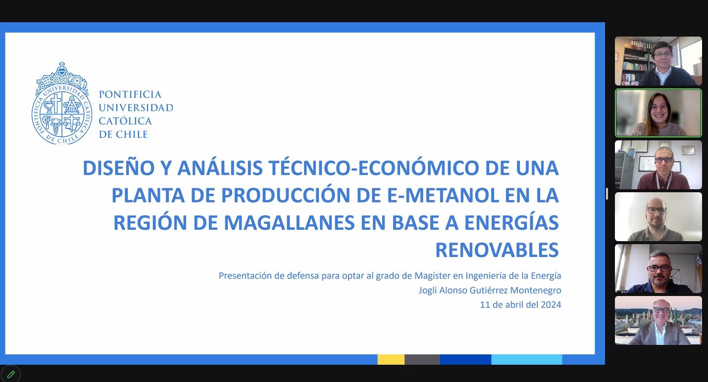 Jogli Alonso Gutiérrez se convierte en un nuevo graduado del Magíster en Ingeniería de la Energía de la Pontificia Universidad Católica de Chile