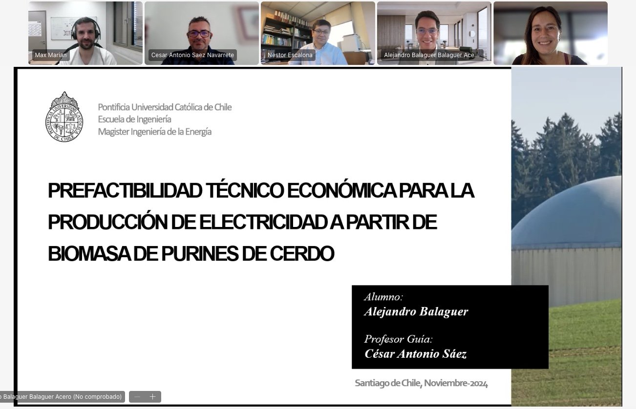 Alejandro Balaguer se convierte en un nuevo graduado del Magíster en Ingeniería de la Energía de la Pontificia Universidad Católica de Chile