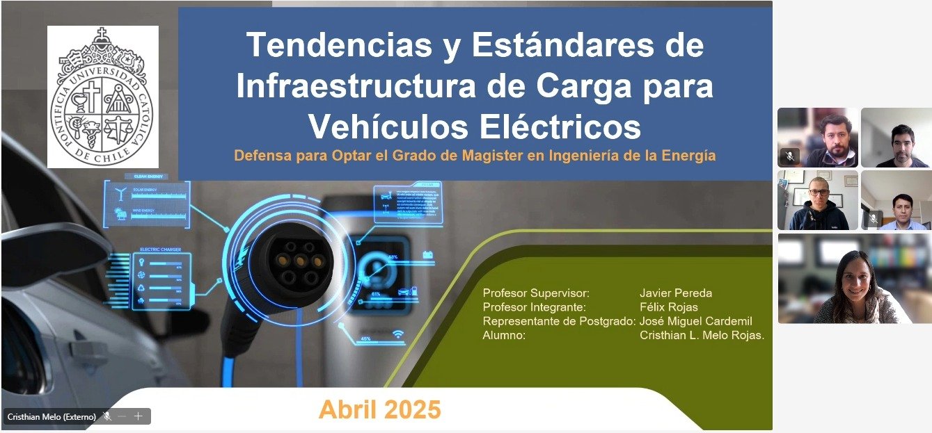 Cristhian Melo convierte en un nuevo graduado del Magíster en Ingeniería de la Energía de la Pontificia Universidad Católica de Chile