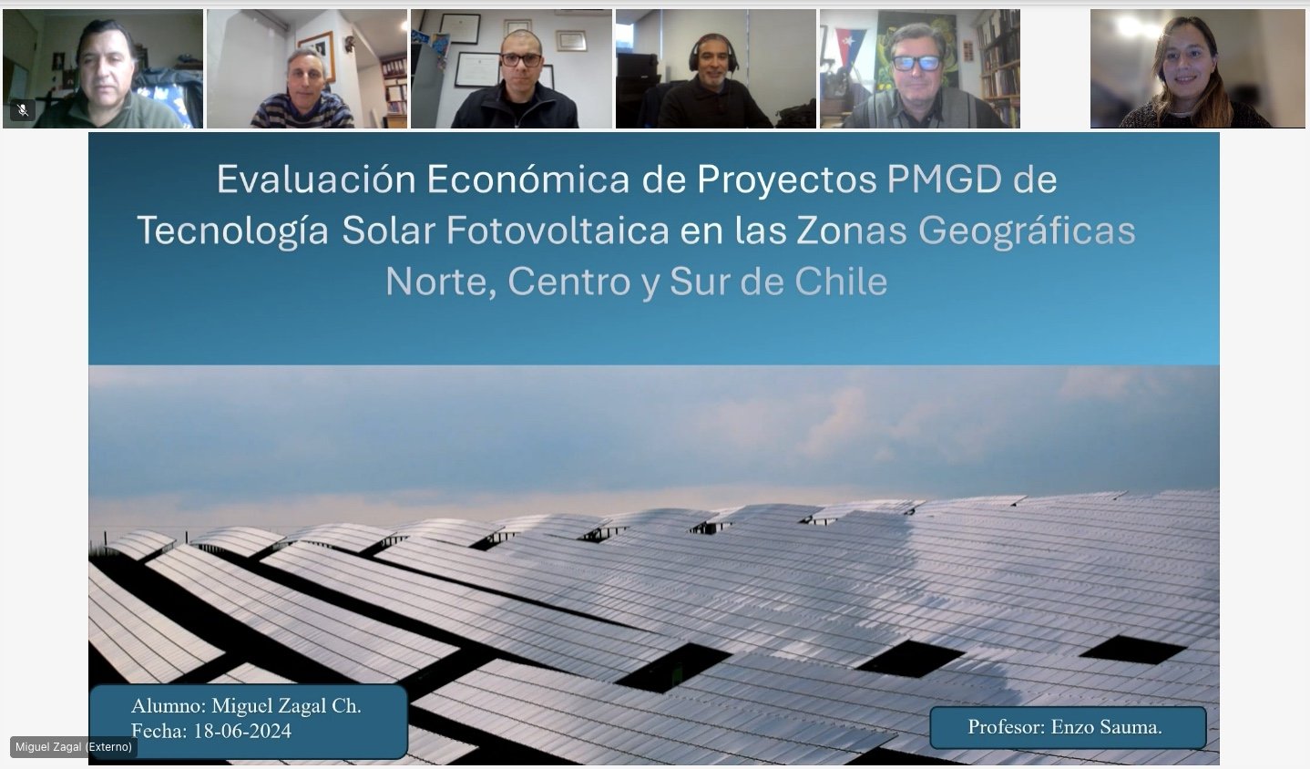 Miguel Zagal se convierte en un nuevo graduado del Magíster en Ingeniería de la Energía de la Pontificia Universidad Católica de Chile