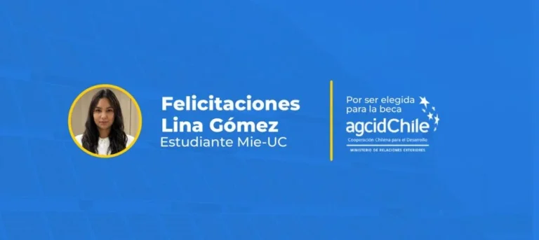 Día Internacional de la Mujer en la Ingeniería: Lina Gómez, becaria AGCID del MIE-UC, y su compromiso con el futuro energético de Latinoamérica
